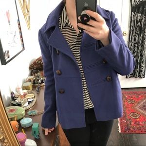 Topshop Hooded Pea Coat